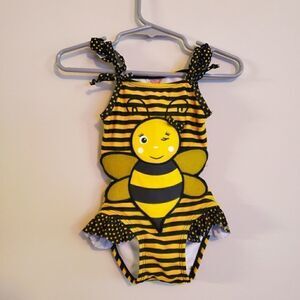 SOL SWIM BUMBLE BEE ONE PIECE SWIMSUIT SIZE 6-9 M